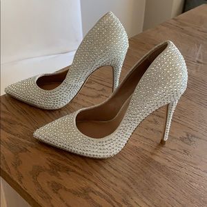 Steve Madden crystal pumps